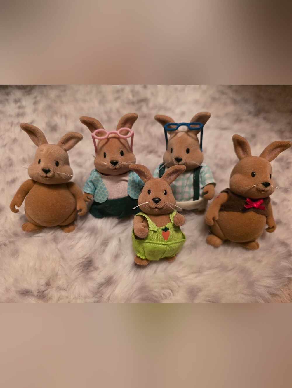 L'il Woodzeez Rabbit Family
